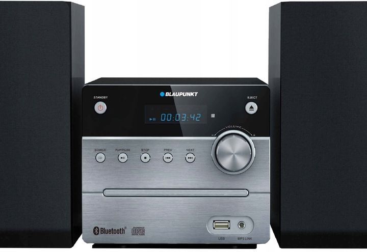 WIEŻA stereo BLAUPUNKT MS12BT CD/MP3/FM/USB/AUX 30W BT + PILOT zdjęcie 3