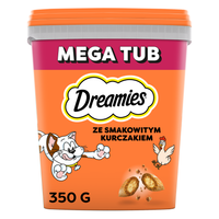 Dreamies Przysmak dla kota z kurczakiem MEGA PUDEŁKO 350 g