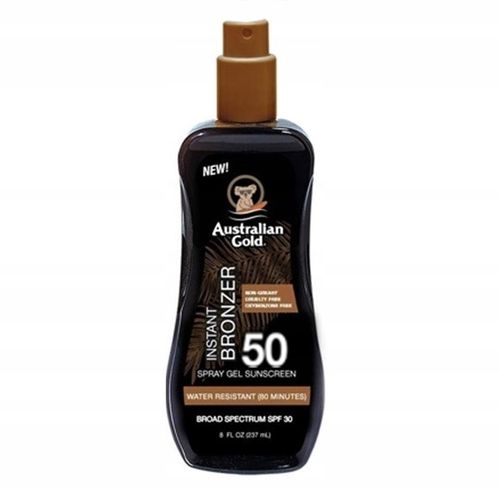 Australian Gold gel bronzer spray 237ml brązujący spf50 do ciała na Arena.pl