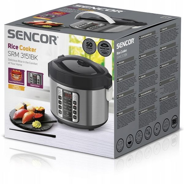 Wolnowar garnek do ryżu ryżowar Sencor SRM 3151 700W 1,5L zdjęcie 3