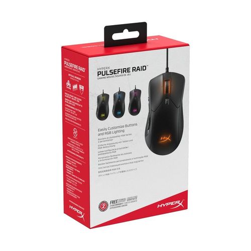 Mysz HyperX Pulsefire Raid RGB USB Gamingowa na Arena.pl