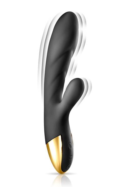 RABBIT HEAT MY QUEEN 2 BLACK EMP VIBRATOR zdjęcie 1
