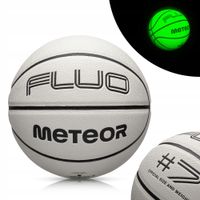 PIŁKA KOSZOWA DO KOSZYKÓWKI METEOR FLUO MĘSKA #7 fluorescencyjna świecąca