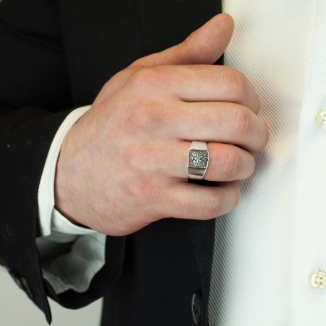 SREBRNY SYGNET Z ORŁEM PRÓBA SREBRA 925 GRAWER GRATIS na Arena.pl