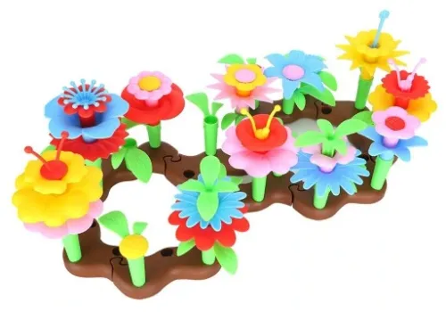 OGRÓD KREATYWNY KWIATY UKŁADANKA KLOCKI 148 SZT. na Arena.pl