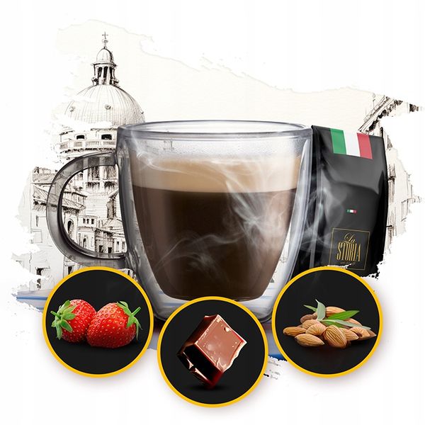 Kawa LA STORIA SELLEZIONE SPECIALE 1kg ŚWIEŻO PALONA 100% ARABICA-BLUE ORCA zdjęcie 7