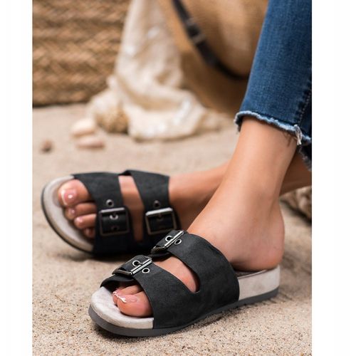 Klasyczne Czarne Klapki r.37 na Arena.pl