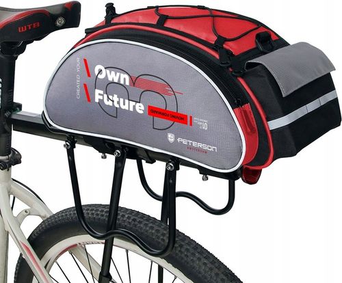 PETERSON pojemna sakwa rowerowa turystyczna torba kufer na bagażnik na Arena.pl
