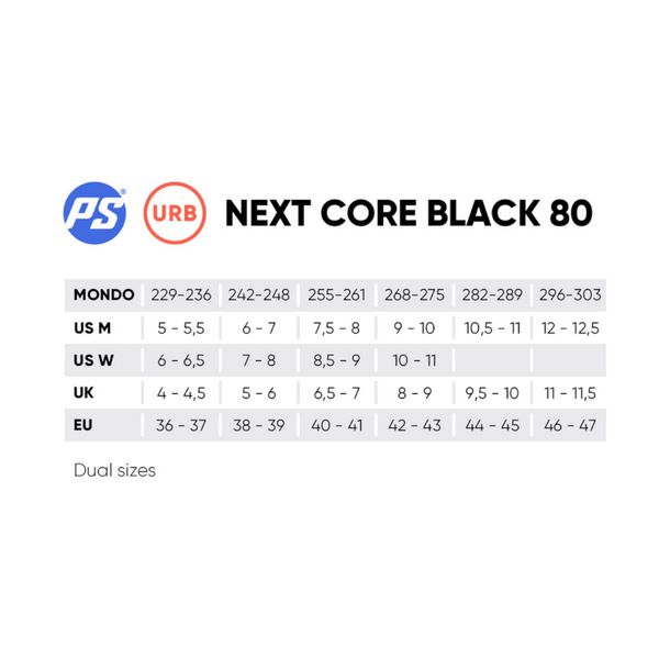 Rolki Powerslide Next Core Black 80 38-39 zdjęcie 2