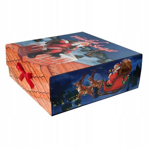50 SZT - 1 SZT 15,85 ZŁ NETTO PUDEŁKO PREZENTOWE 34x35x13 CM MIKOŁAJ 1614 na Arena.pl