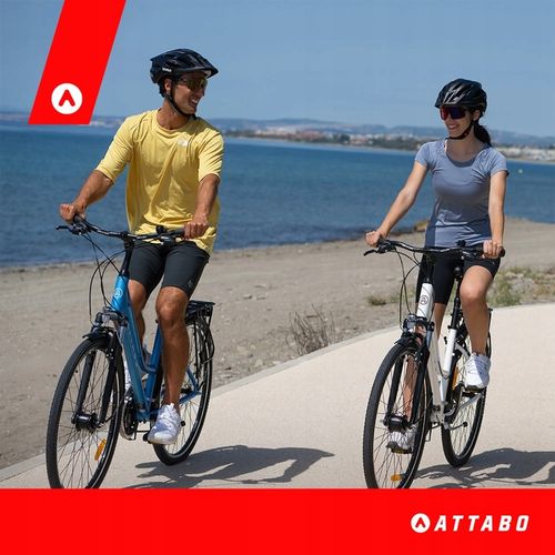 Rower trekkingowy damski ATTABO 17" Shimano Altus Dynamo Nexus Suntour na Arena.pl