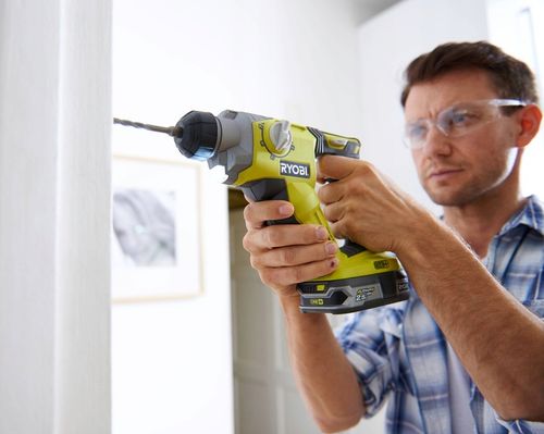 RYOBI AKUMULATOROWA MŁOTOWIERTARKA UDAROWA 18V SDS+ MŁOT R18SDS-0 SOLO na Arena.pl