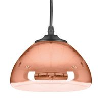 Lampa wisząca lustrzana Victory glow ST-9002S COPPER Step okrągła miedziana