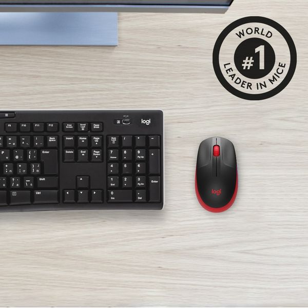 MYSZ BEZPRZEWODOWA LOGITECH M190 RED zdjęcie 4