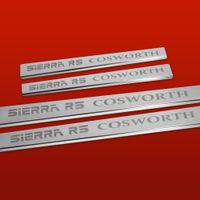 Listwa progowa FORD SIERRA MK2 SIERRA RS Stal nierdzewna 304 połysk 4szt