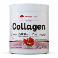 OLIMP COLLAGEN 240g KOLAGEN RYBI DO PICIA BIOTYNA WITAMINA C SKÓRA WŁOSY