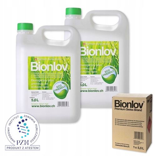 Biopaliwo Płyn do biokominków bio paliwo do kominka Bionlov 10L (2 x 5 na Arena.pl