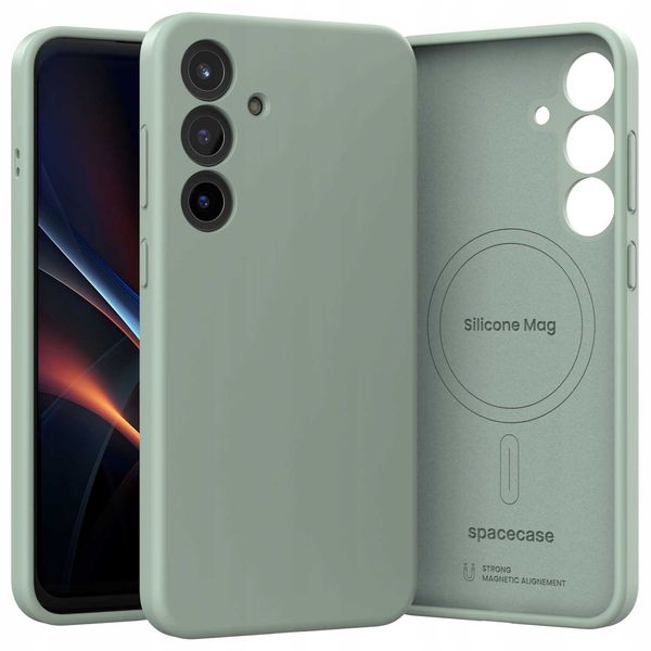 Spacecase Silicone Mag Galaxy S25+ Mint zdjęcie 7