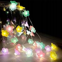 Łańcuch świetlny dekoracyjny Kwiatki 2m 20 LED