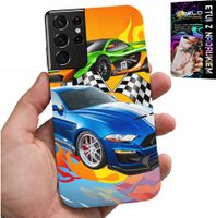 ETUI DO SAMSUNG GALAXY S21 Ultra - DLA DZIECI, SAMOCHODY WYŚCIGOWE WYŚCIGI