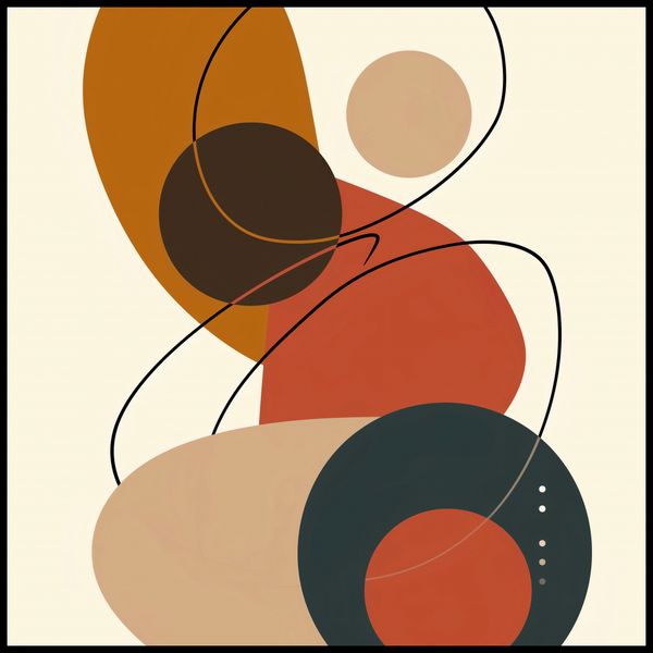 Plakat 90x90cm Geometria Harmonii zdjęcie 2