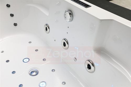 Wirujące dysze Wanna z hydromasażem BZX-675 prostokątna 170cmx850cmx60cm z na Arena.pl