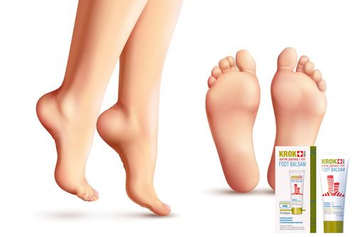 BALSAM ANTYPERSPIRANT NA PRZYKRY ZAPACH I POCENIE SIĘ STÓP 75 ml KROKMED na Arena.pl