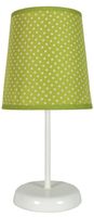 Gala lampka 1x40W E14 zielona w kropki