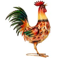 KOGUT METALOWY do Ogrodu do Domu jak Żywy wys.55cm