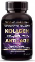 Kolagen ANTI-AGE hialuron wit C 120 tab Intenson