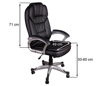 Fotel biurowy GIOSEDIO ecru, model BSM006 na Arena.pl