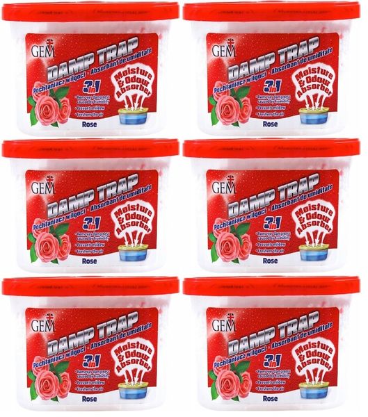 Ardor Pochłaniacze Wilgoci 3w1 Rose Zestaw 6x400 ml zdjęcie 2