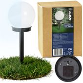 Lampa solarna 10cm LED ZESTAW do ogrodu WBIJANA OGRODOWA czujnik