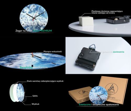 Zegar Ścienny - Drapacze Chmur - 40X40 Cm - C3Ad40X40-3857 na Arena.pl