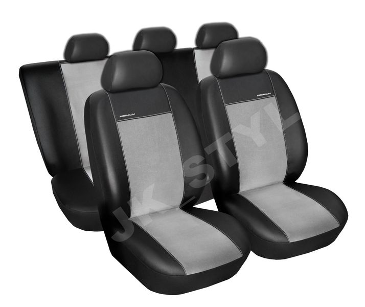 Pokrowce miarowe Premium do Mitsubishi Eclipse Cross od 2017r. Szare zdjęcie 1