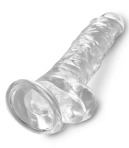 pipedream king cock clear 20 cm - model przezroczysty z przyssawką na Arena.pl