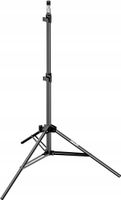 STATYW OŚWIETLENIOWY 210 cm ALUMINIOWY GWINT 1/4 PRZENOŚNY 2 SZTUKI