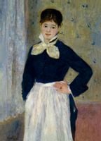 A Waitress at Duval_s Restaurant, Auguste Renoir - plakat 60x80 cm