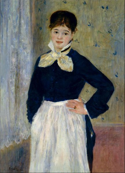 A Waitress at Duval_s Restaurant, Auguste Renoir - plakat 21x29,7 cm zdjęcie 1