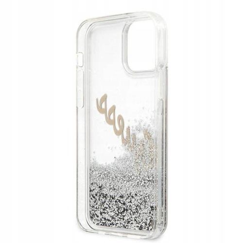 Guess Hardcase do iPhone 12 Pro Max srebrny/silver na Arena.pl