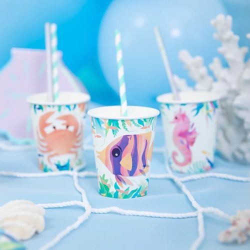 Kubeczki papierowe Ocean, 6 szt. na Arena.pl