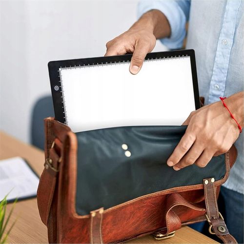 DESKA KREŚLARSKA A4 PODŚWIETLANA TABLICA LED TABLET GRAFICZNY DO RYSOWANIA na Arena.pl