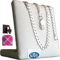 Pancerka Łańcuszek Srebrny Męski Szeroki Naszyjnik (na PREZENT)