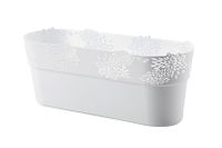 OSŁONKA OWALNA ASTER 32 CM BIAŁY