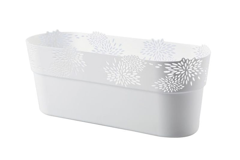 OSŁONKA OWALNA ASTER 32 CM BIAŁY zdjęcie 1