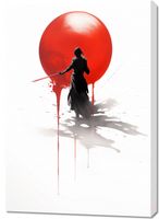 Obraz 70x100cm Samotny Samuraj