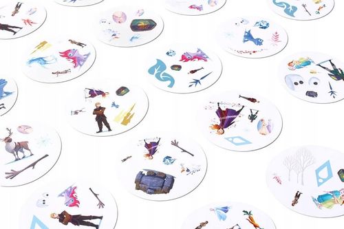 DOBBLE FROZEN 2 gra planszowa karciana karty Doble dople DISNEY KRAINA LODU na Arena.pl