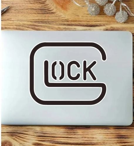 Naklejka Czarna GLOCK na Samochód Auto Motor do Tuning Ozdoba Strzelectwo na Arena.pl