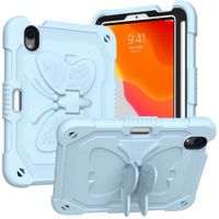 Etui na iPad Mini 6 z Paskiem na Ramię Pancerne Niebieskie