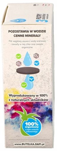 Zestaw Dafi niebieski zakrętka + 3 filtry do butelki Dafi Soft i Solid na Arena.pl